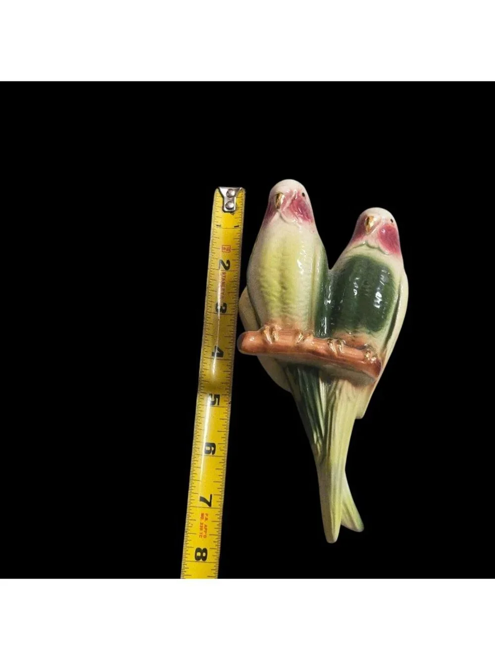 Vintage Royal Copley Parakeets Wall Pocket Ceramic Decor